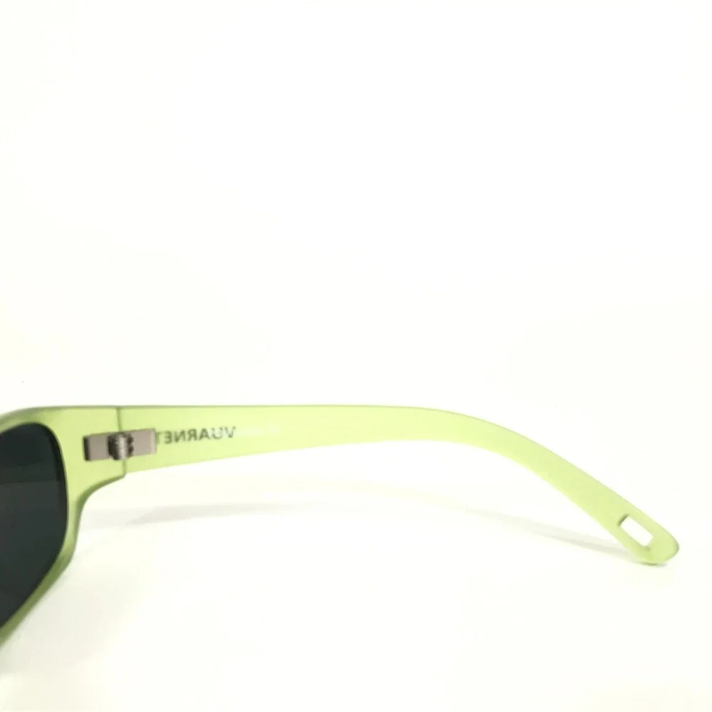 Vuarnet Kids Sunglasses B900 Matte Clear Green Frames with Blue Lenses